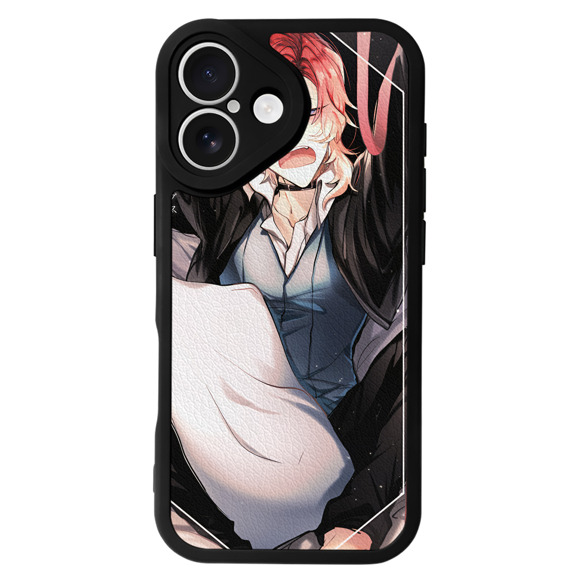 （画像用） 文豪ストレイドッグス Bungo Stray Dogs 【iPhone 16シリーズ対応】シリコンスマホケース（レザー調） 材質：シリコン